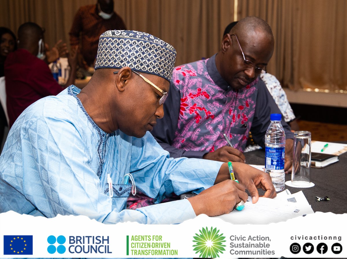 civicactionng's tweet photo. HAPPENING NOW!
Registration of participants at the ongoing Cross Regional Reflection for ACT CSOs from the FCT and Kano moderated by Mrs Rabiu Adamu of the ACT Team Kano.
#ACTCSOSREFLECT
#ABUJAKANOACTReflect https://t.co/PGmlPfopMx