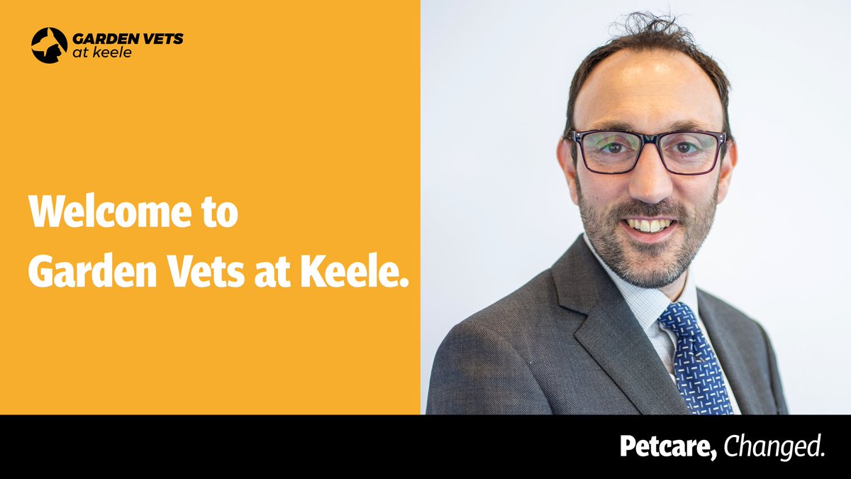 GardenVetsKeele's tweet photo. We're delighted to announce that @sheldonvet, takes up his new position as CEO today. Read more about his vision, experience and how Garden Vets at Keele "Is not just a new facility in a new building but a new concept in the profession." #vettwitter

https://t.co/u9coe85eb7 https://t.co/96O3hsA0N9