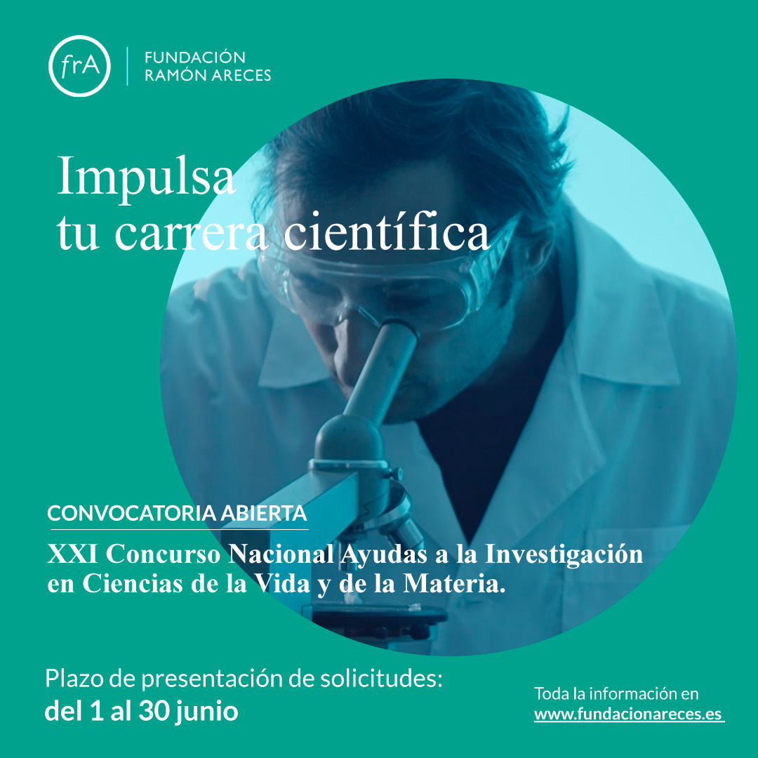 📢 La #FRA convoca una nueva edición del Concurso de #Ayudas a la #Investigacion en Ciencias de la Vida y de la Materia

Presentación de solicitudes del 1 al 30 de junio ✔️

Infórmate ➡️ fundacionareces.es/fundacionarece…

#investigadores #jovenesinvestigadores #ciencia