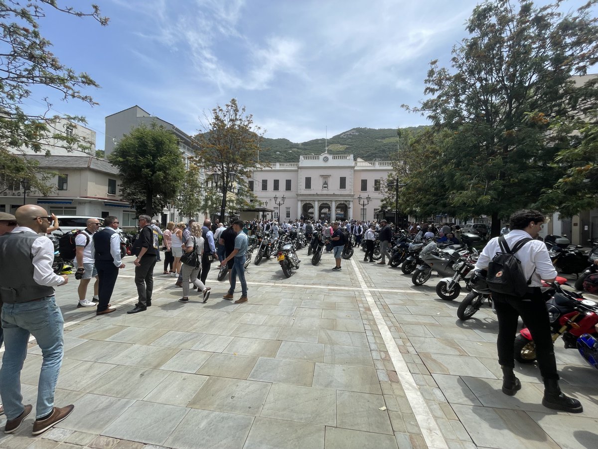 carchumpodcast's tweet photo. Distinguished Gentleman’s Ride, 2022. Well over £12k raised by Gibraltar so far…

The Car-Chum podcast - now with added bike. 

#gentlemansride #distinguishedgentlemansride #distinguishedgentleman #dgr #dgr2022 #carpodcast #classicmotorcycle  #britishmotorcycle #gibraltar #gib https://t.co/QHNf0FACos