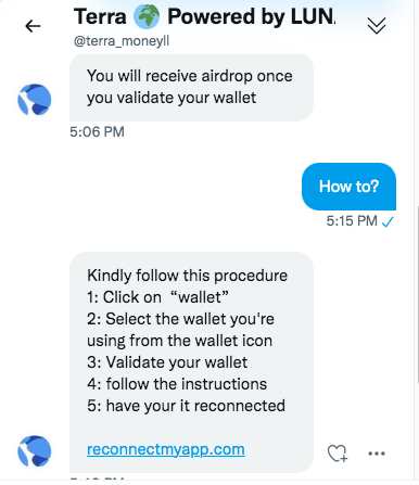 shawncss's tweet photo. @terra_money @terra_money Seriously you guys should let LUNA holders know exactly what to do with their coins holding in other CEX, instead of letting everyone to ask here and then replied by so many damn scammers! https://t.co/Vui3iNngEj