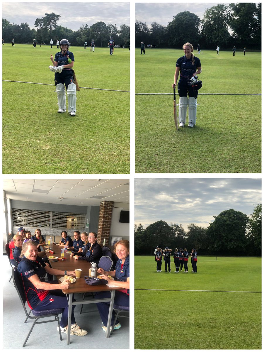 A superb 133 from <a href="/amyhills44/">Amy</a> and an awesome 75 from birthday girl Maddison saw us post 313 over at <a href="/stmargscc/">St Margaretsbury CC</a> yesterday. A whole team effort in the field meant our hosts couldn’t chase down the runs and we clocked up our first EWPL win of 2022. Well played all 👏👏