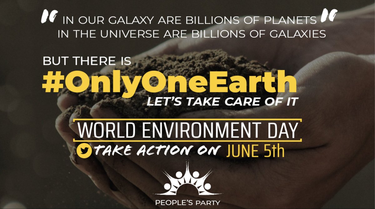 PeoplesParty_US's tweet photo. Did you know?
We are using the equivalent of 1.6 Earths to maintain our current way of life, and ecosystems cannot keep up with our demands.
#ClimateOverProfits #OnlyOneEarth #PeoplesParty https://t.co/02sxV90dAT