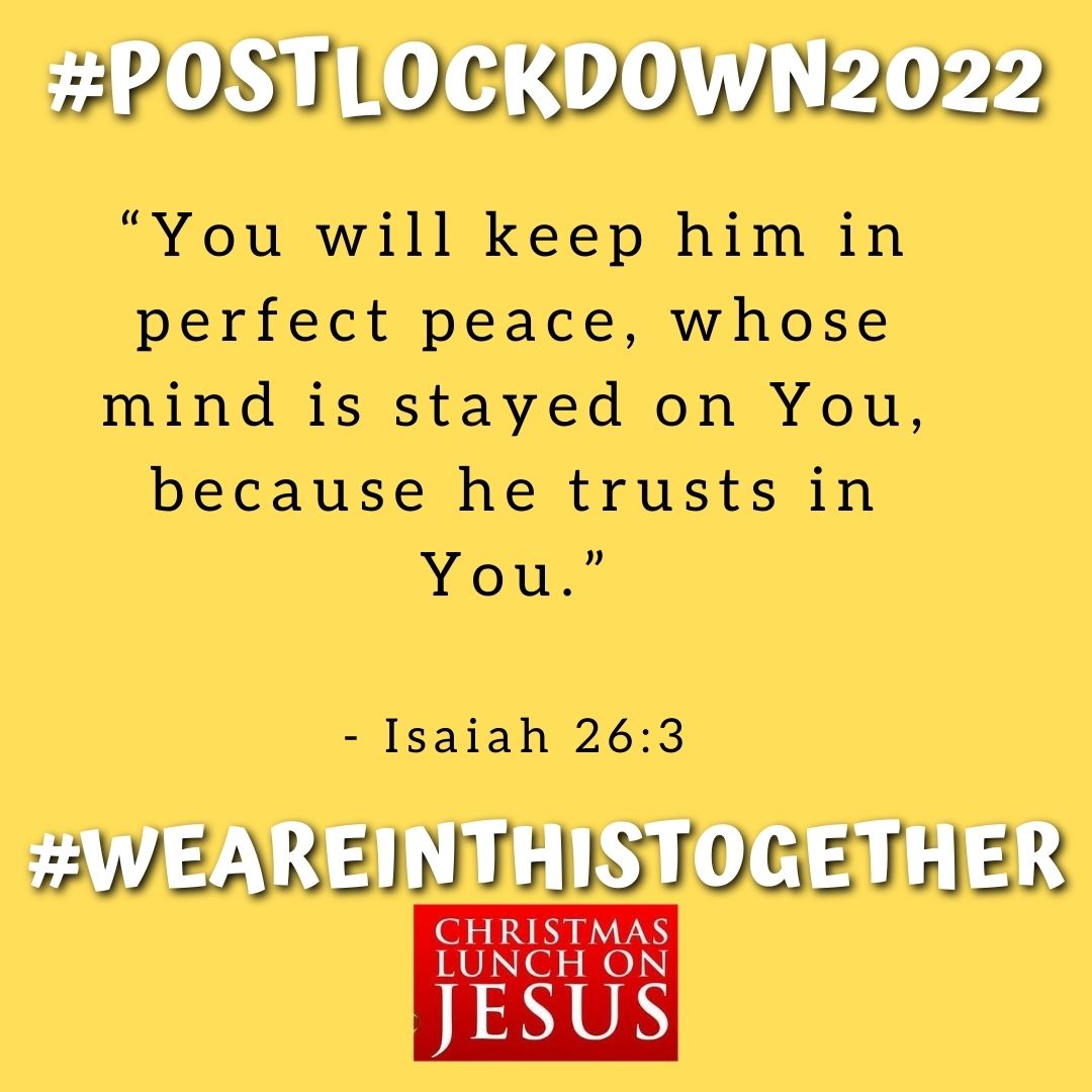 Christmas Lunch On Jesus Jesus House. Twitter ನಲ್ಲಿ "“You will keep