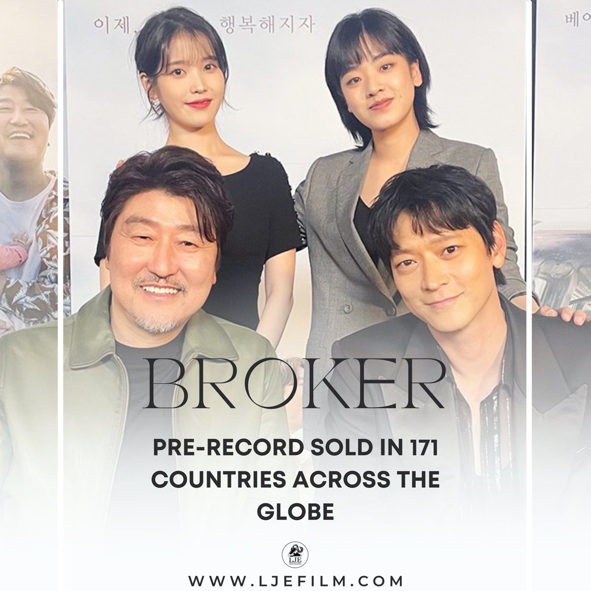 Broker pre-sold in 171 countries,INSANE for a foreign film by #KoreEda worldwide premiere screening on Cannes 2022 Festival on 26 May,7pm CEST.

#아이유 #이지은 #LeeJieun <a href="/_IUofficial/">아이유(IU)</a> 
#BrokerCannes2022
#LeeJieunAtCannes
#ActressLeeJieunAtCannes
#BrokerCountdownToCannes
#LJEFilm