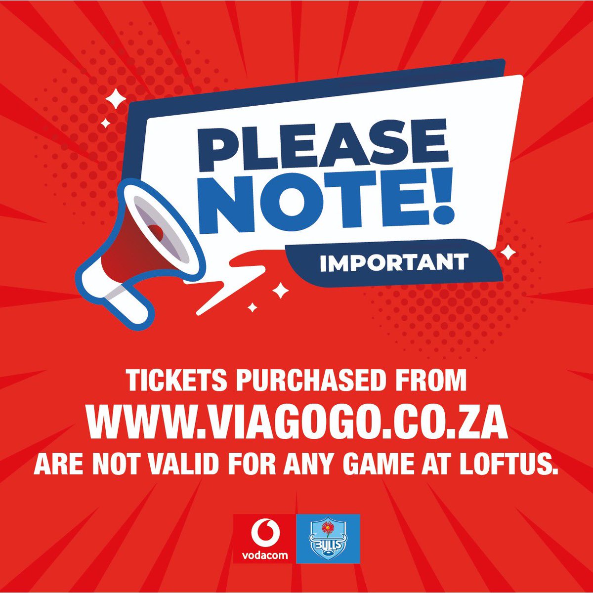 🚨 TICKETS PURCHASED FROM VIAGOGO ARE NOT VALID FOR ANY GAME AT LFOTUS 🚨