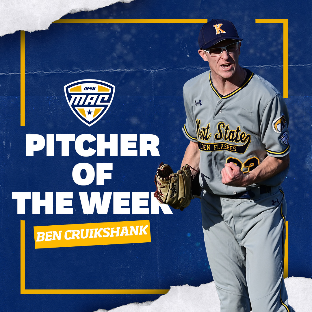 Congratulations to Ben Cruikshank on his <a href="/MACSports/">MACtion</a> Pitcher of the Week honors! The lefty's Friday line: CG | 1H | 0R | 3 BB | 8K !

📰 ow.ly/ZnTT50JfHnY

(IG users click the link in our bio for the release)

#BiteDown