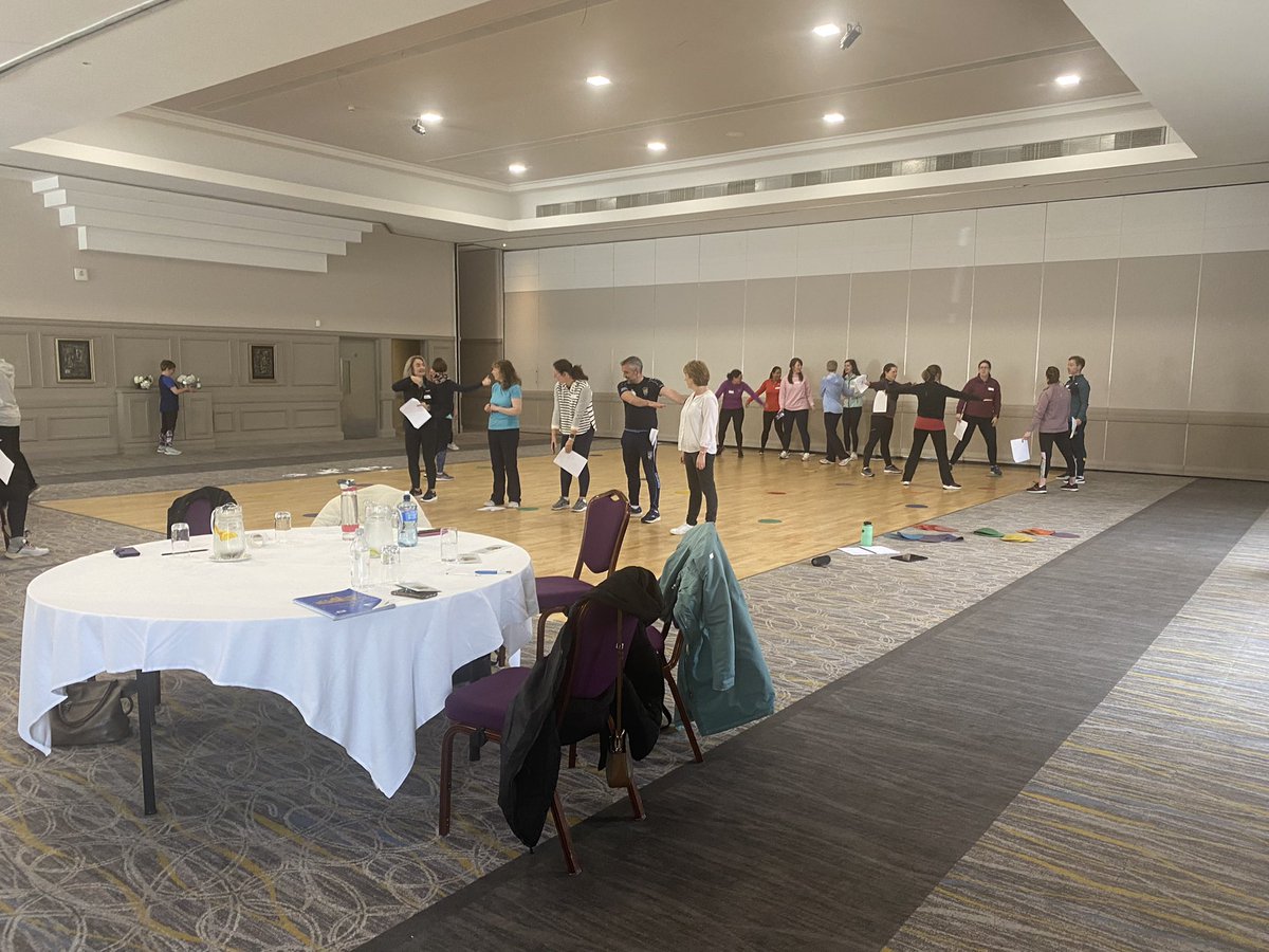 LusMovement's tweet photo. Massive privilege to deliver #PLS4 for @PDSTpe to the great and powerful teachers of @SligoEdCentre today at @RadissonBlu in Rosses Point today. #mwmo #movementismedicine #MovementPLus #letthekidsmove https://t.co/zD5wAeMajC