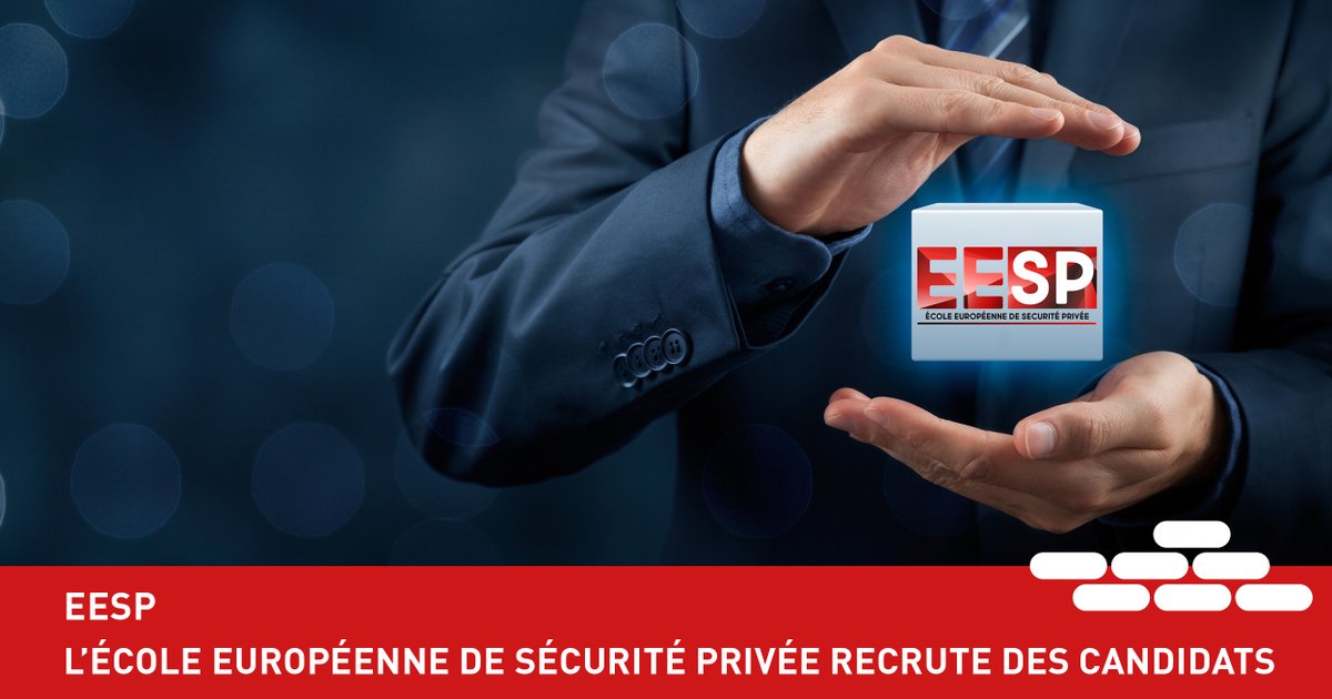 AggloVGP's tweet photo. L' #EESP - École Européenne de Sécurité Privée recrute des candidats pour devenir agent de #sécurité et de #prévention.

Découvrez la formation ➡️​ https://t.co/Xp2M69MPnb https://t.co/i4TVskZ7BV