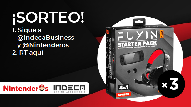 Nintenderos's tweet photo. ¡Sorteamos 3 packs 4 en 1 de Auriculares Gaming Fuyin 2.0 para Nintendo Switch!

1⃣ Sigue a @IndecaBusiness y @Nintenderos 
2⃣ RT aquí

¡Suerte! - https://t.co/JT5lkBfbbi https://t.co/3iV9wdj8zE