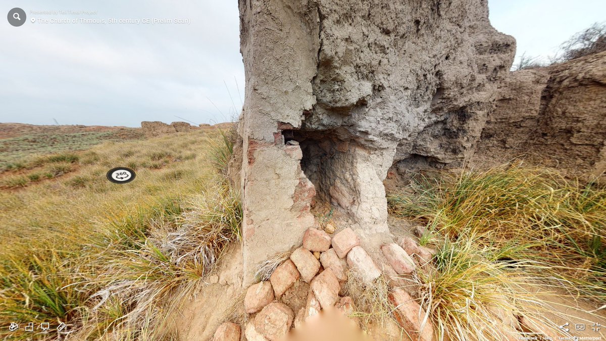 DrJESilverstein's tweet photo. OK, the promised preliminary @Matterport experimental scan of a mudbrick archaeological building, most likely an early Christian Church. @MartaLorenzon do look at the location where there was a collapse of our conservation work. #TellTimai #church
https://t.co/8ygtUnVBqU https://t.co/HNAGNNAu9J