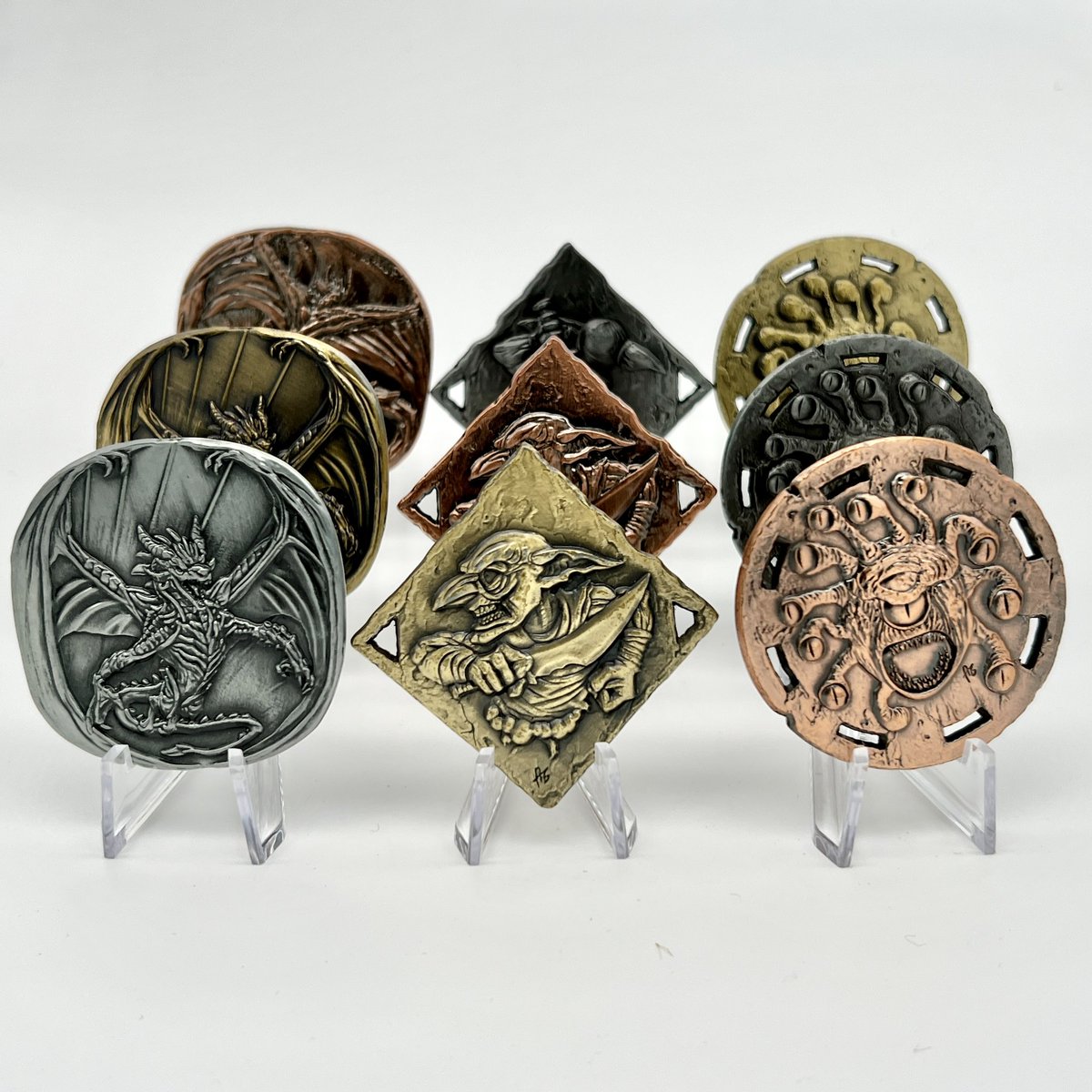 DiceCrypt's tweet photo. All of the D&D Decision Coins from our Kickstarter have shipped out. If you missed it they will be up in our shop later today.
#decisioncoin #crypticcreative #bigcoin #d2 #kickstarter https://t.co/LJdDwejB58