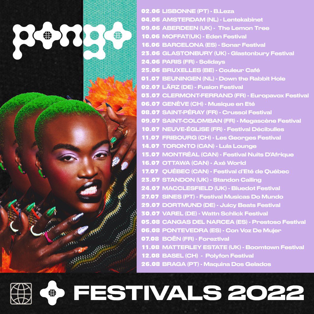 My dear family,
I'm so so happy and excited to be back on stage this summer ! 
Can’t wait to see you there and share these moments with you ❤️
tix.to/Pongo

Tell me in the comments on which festival we will meet 🚀 
#Sakidila