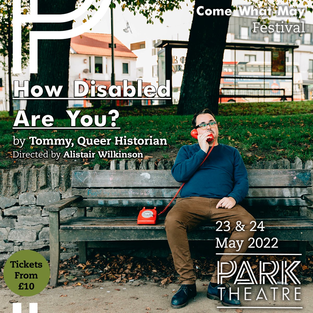 Today we open #HowDisabledAreYou at <a href="/ParkTheatre/">Park Theatre</a> and I can't believe show night one is finally here. Especially after our cancellation at @VAULTFestival! Tickets are still available... See you there?

23rd (7pm) &amp; 24th (8:30pm)
Tickets: buff.ly/3FMQMR8