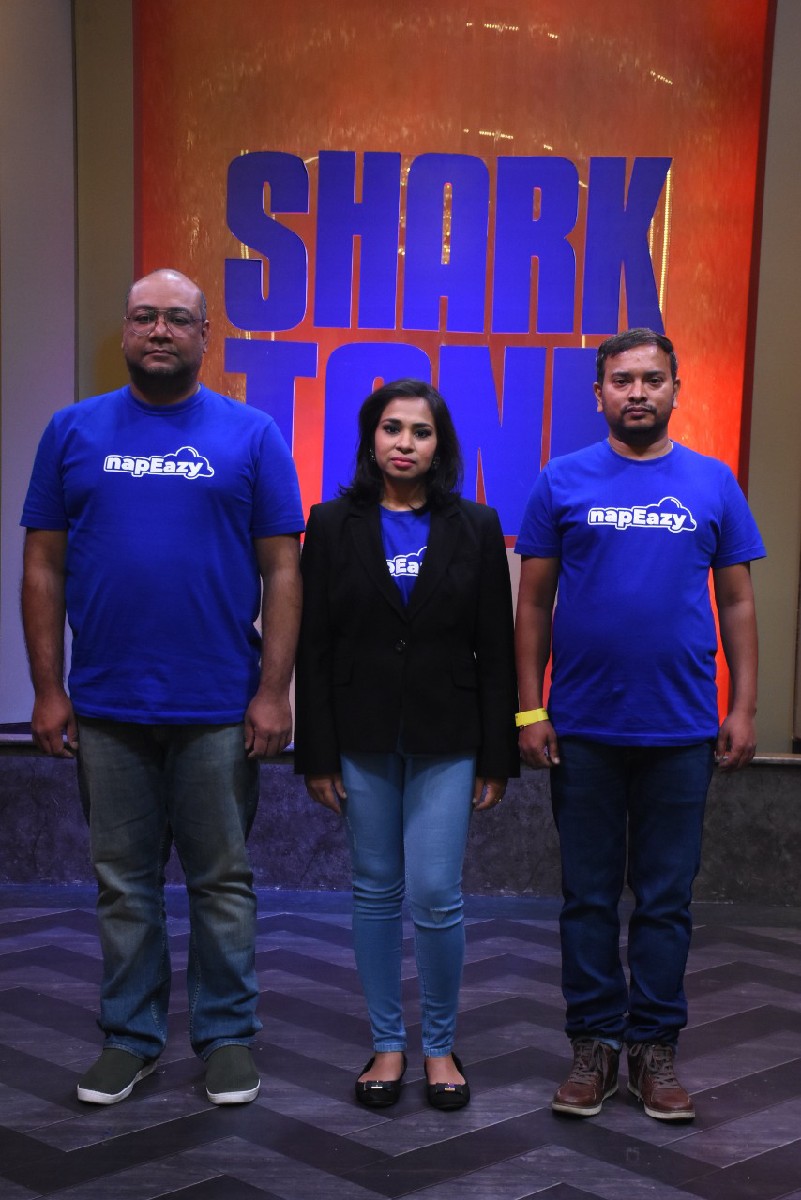 saritprajna's tweet photo. @napEazy was among the top 198 Shark tank India season 1 finalists. You never got to see us on TV but I have a couple of images to share from the sets. 

If you wish to watch out episode do help us reach to more and more #sharktankindia followers.
#SharkTankIndiaSeason2onSony https://t.co/Xxb9N9ESy6
