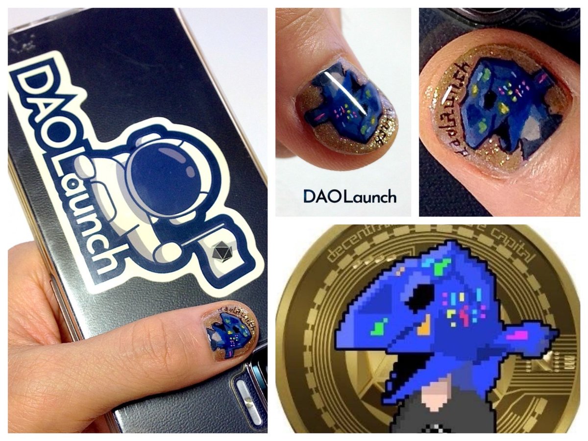 _TATSUAN's tweet image. 🚀人生２度目の #ネイル チャレンジ😁
今回はいつもお世話になっている #DAOLaunch の@hcnuaLOAD さんをネイリストの @irokuzu_awaji90 さんに全て手描きで書いてもらいました💅自爪を一切削らないジェルネイル
🎉完璧な仕上がり！🥰

@DAOLaunch @DAOLaunchLtd @DAOPunks #NFT #IDO #Metaverse #web3