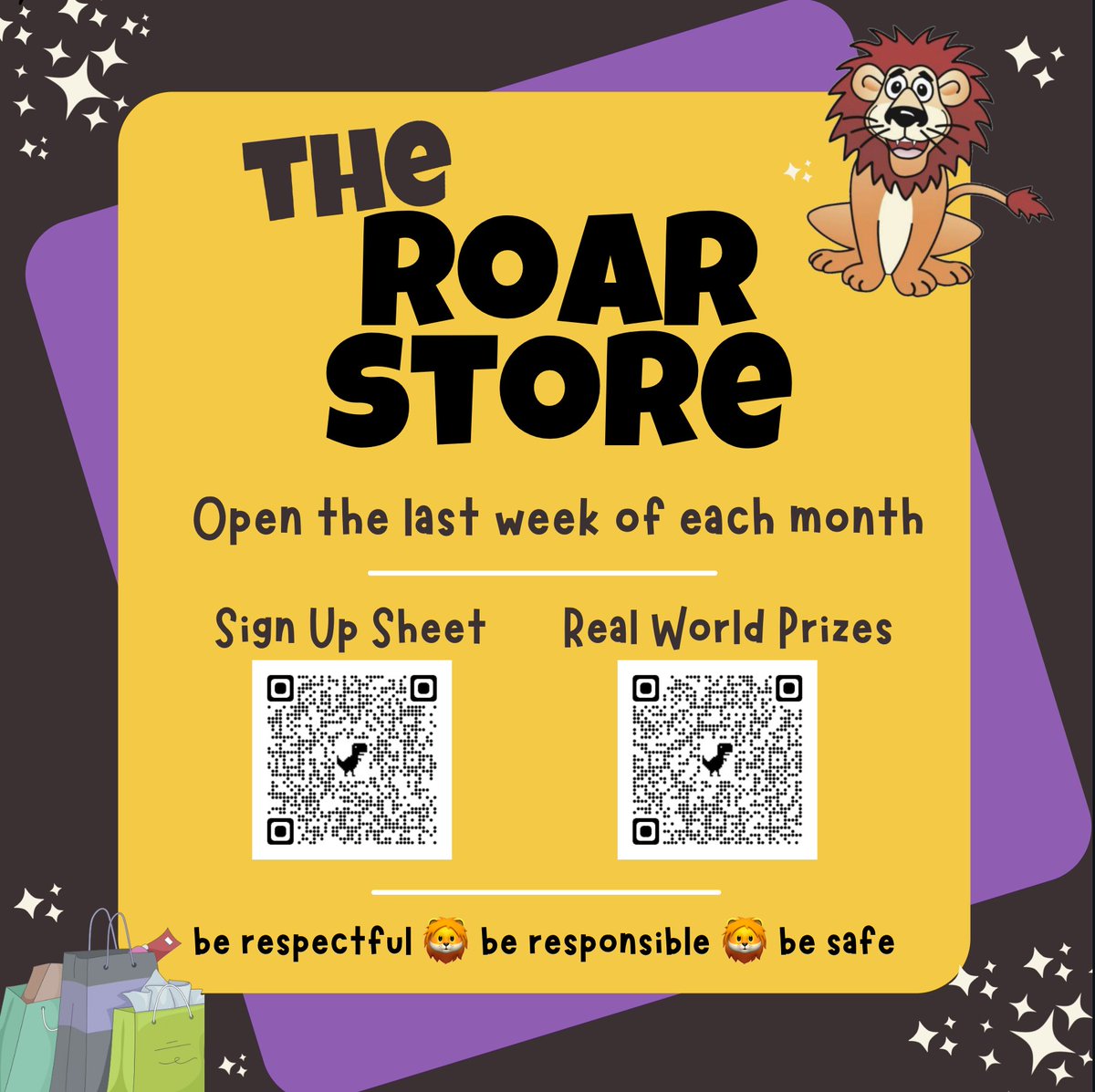 KomenskyPBIS's tweet photo. Stop by the Roar Store and trade in your Paws for some fabulous prizes ππΎπ¦π£ @KomenskyLions #RoarStore #PBIS #KomenskyMatters #OrgulloLeonesKomensky https://t.co/pxp0czZCf2