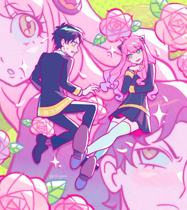 peanut girl and sy-on boy 🌹 #SPY_FAMILY #damianya 