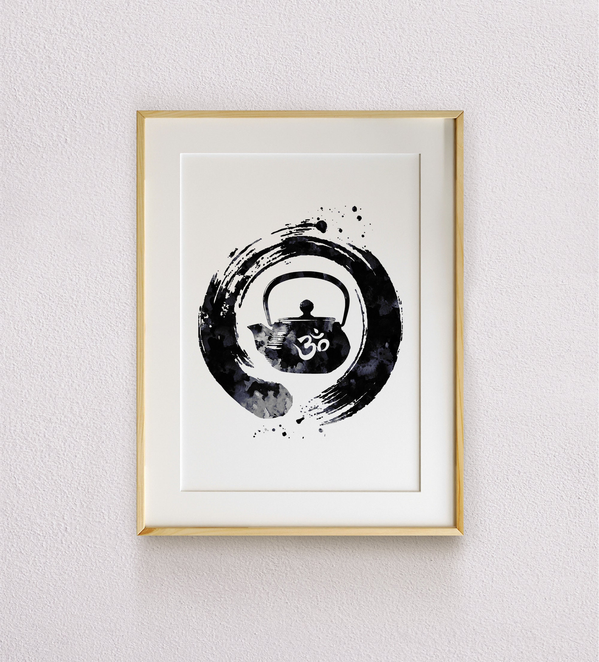 on Twitter Asian Teapot with Om Symbol