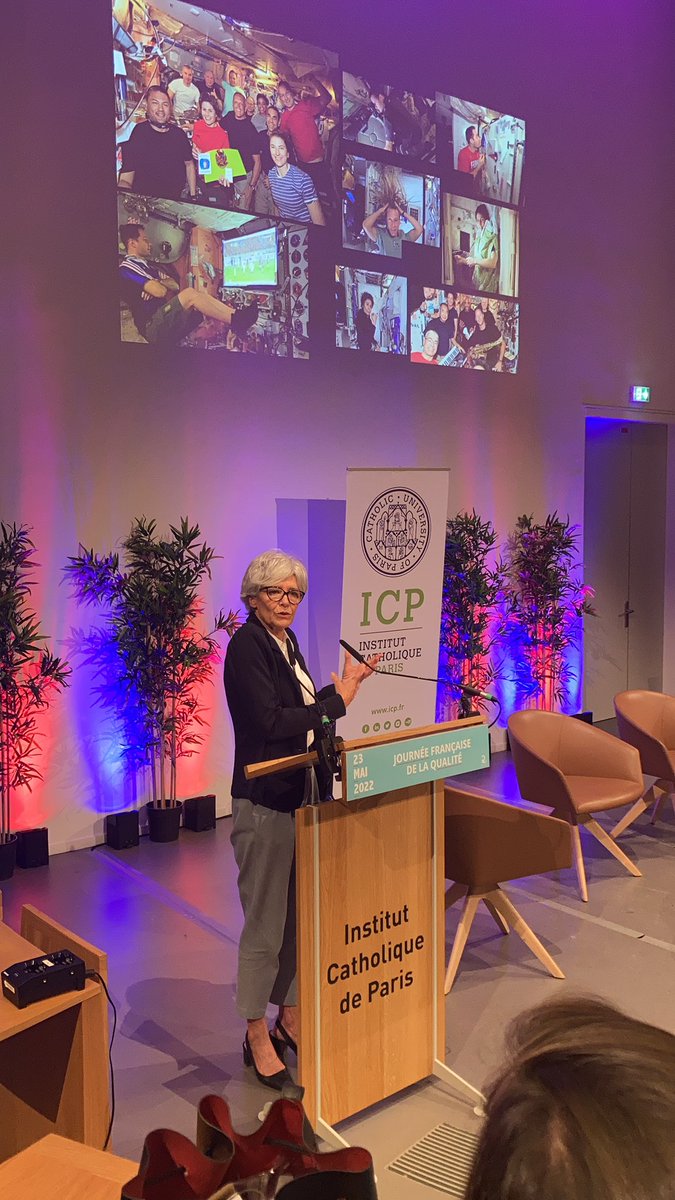 QualitePerf's tweet photo. Claudie Haigneré, scientifique, #médecin rhumatologue, pionnière, #astronaute et femme politique, nous fait l’honneur de clore cette 4ème édition de la Journée française de la Qualité 
#JourneeQualite #confiance #intelligencecollective #maitrisedesrisques #diversite #inclusion https://t.co/r2zWx7dH8C