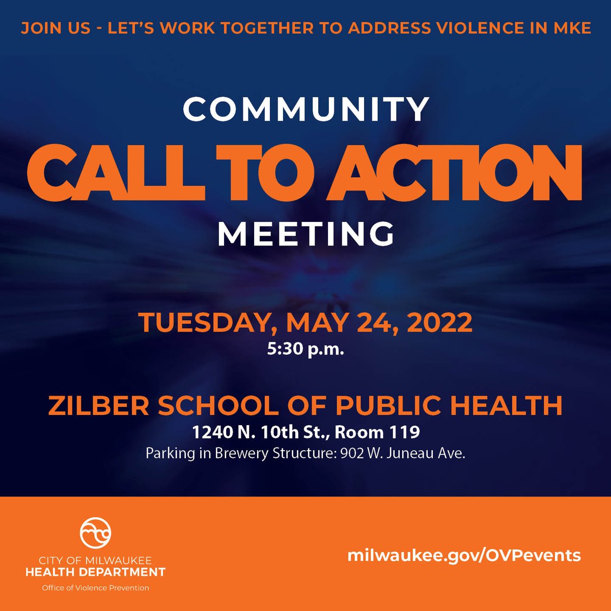 City of Milwaukee Health Department (@mkehealth) on Twitter photo Violence in #Milwaukee affects us all. We invite everyone interested in working together toward a solution for this epidemic of violence to join <a href="/mkeovp/">City of Milwaukee Office of Violence Prevention</a>, 414 LIFE, <a href="/MkeCoDHHS/">MkeCoDHHS</a>, & <a href="/BGCMilwaukee/">BGC MKE</a> for a Community Call to Action Meeting tomorrow evening.
➡️ milwaukee.gov/OVPevents Violence in #Milwaukee affects us all. We invite everyone interested in working together toward a solution for this epidemic of violence to join <a href="/mkeovp/">City of Milwaukee Office of Violence Prevention</a>, 414 LIFE, <a href="/MkeCoDHHS/">MkeCoDHHS</a>, & <a href="/BGCMilwaukee/">BGC MKE</a> for a Community Call to Action Meeting tomorrow evening.
➡️ milwaukee.gov/OVPevents