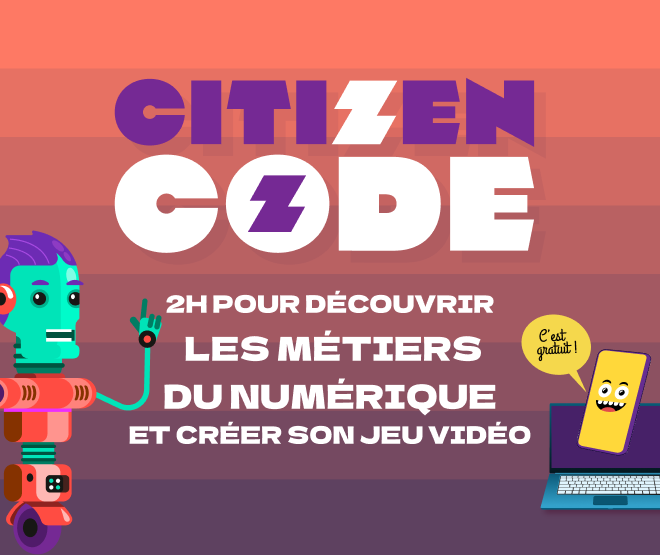 BetterInternetF's tweet photo. Découvrez nos ateliers #CitizenCode des ateliers de 2h destinés aux jeunes de 10 à 15 ans pour découvrir les #métiersdunumérique et créer son propre jeu vidéo 🎮
 
Prochain atelier : mercredi 25 mai à 14h. Pour vous inscrire ça se passe ici. 👉 https://t.co/l9CZSXRh3b https://t.co/gyAdEVjzhI