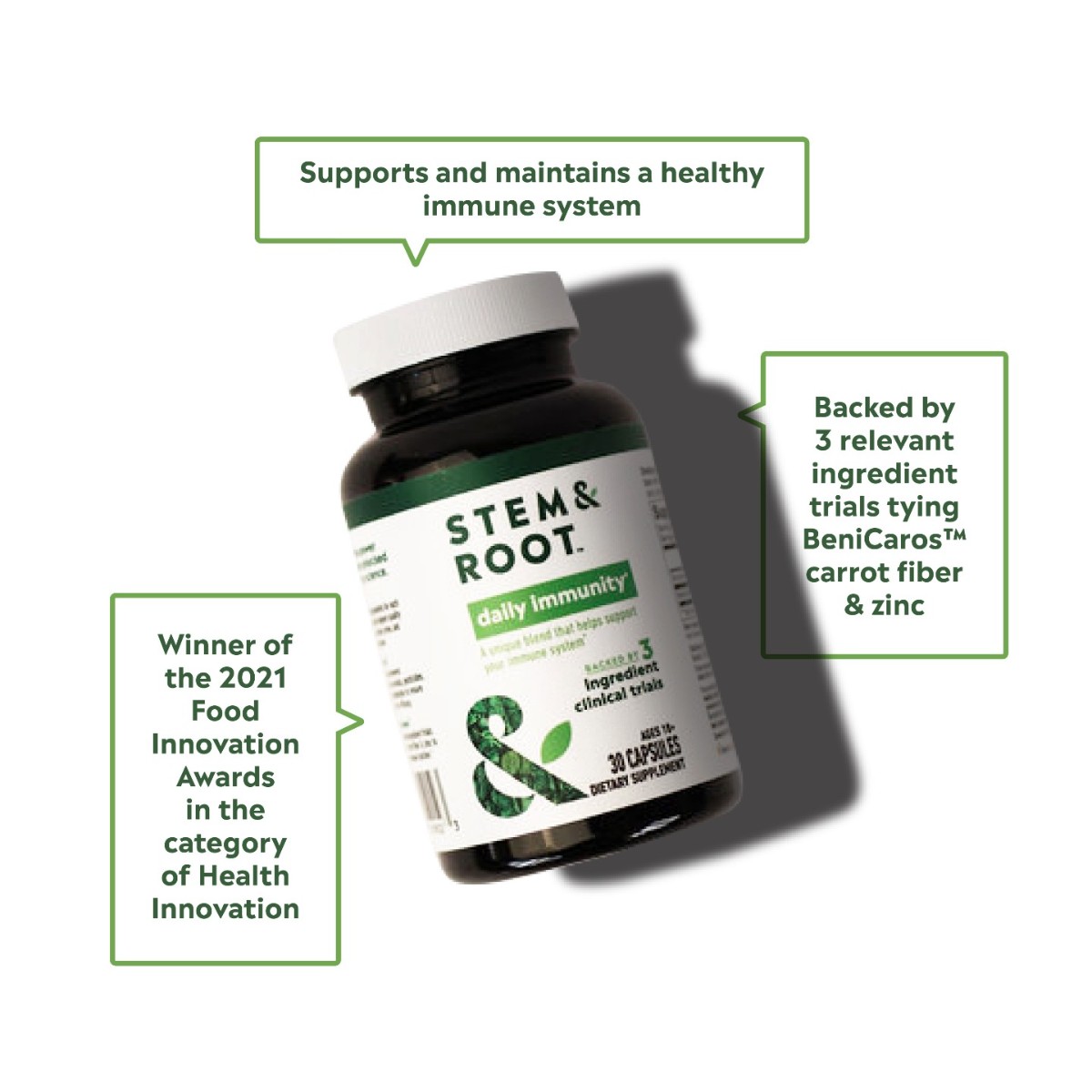 stemandroot_us's tweet image. BeniCaros™  ingredient 🏆 of the 2021 #FoodInnovationAwards in the category of Health Innovation…perhaps you should give it a try? #dailyimmunity #stemandroot 👆🔗2️⃣ 🛒  fal.cn/3oQlR