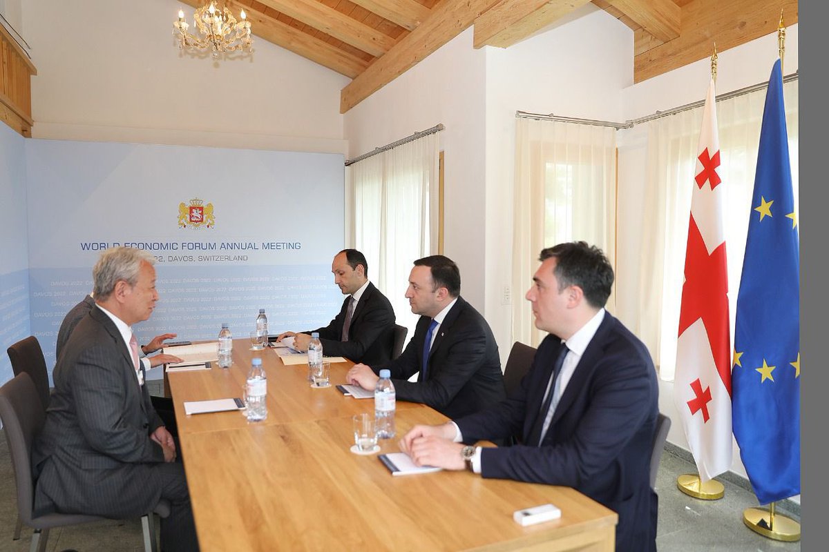 Held productive talks w/the president of JICA, Dr. TANAKA Akihiko on prospects of expanding the scope of 🇬🇪-JICA partnership. Grateful for JICA’s supportive projects in 🇬🇪. W/stable &amp; favourable business environment 🇬🇪 offers new market opportunities for Japan in the region.