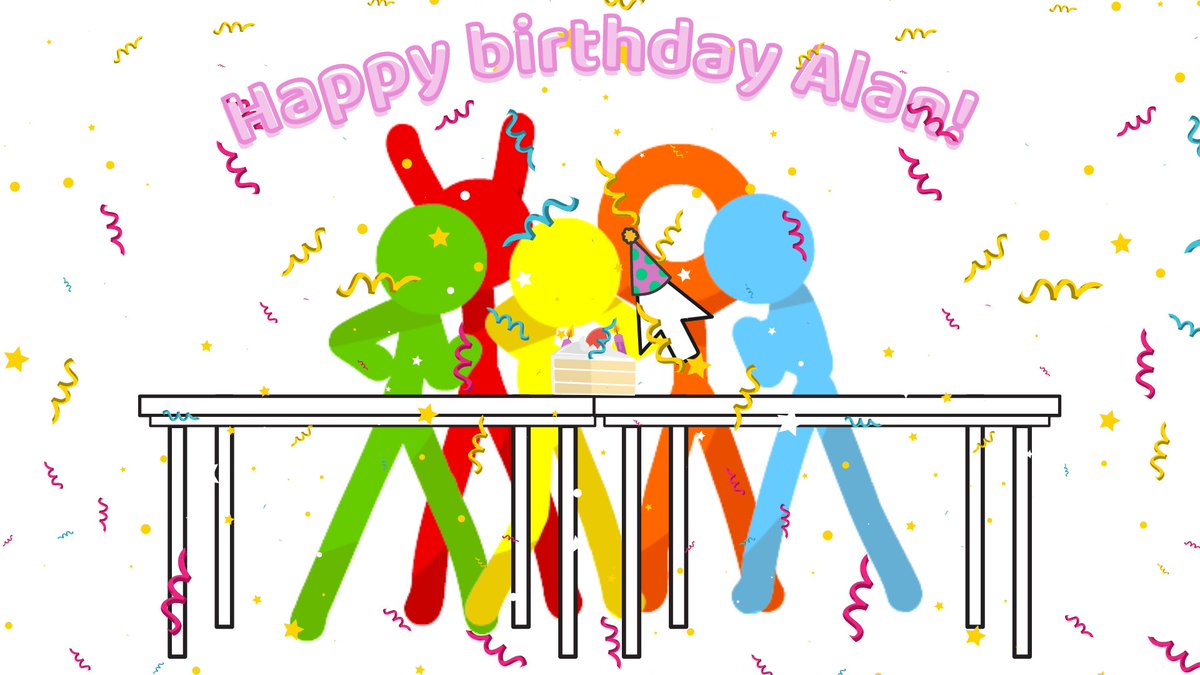 The14Million's tweet photo. Happy birthday Alan Becker!!!🎂 (I forgot, sorry😅)
#alanbecker
#animatorvsanimation https://t.co/gg4ARJ603Q