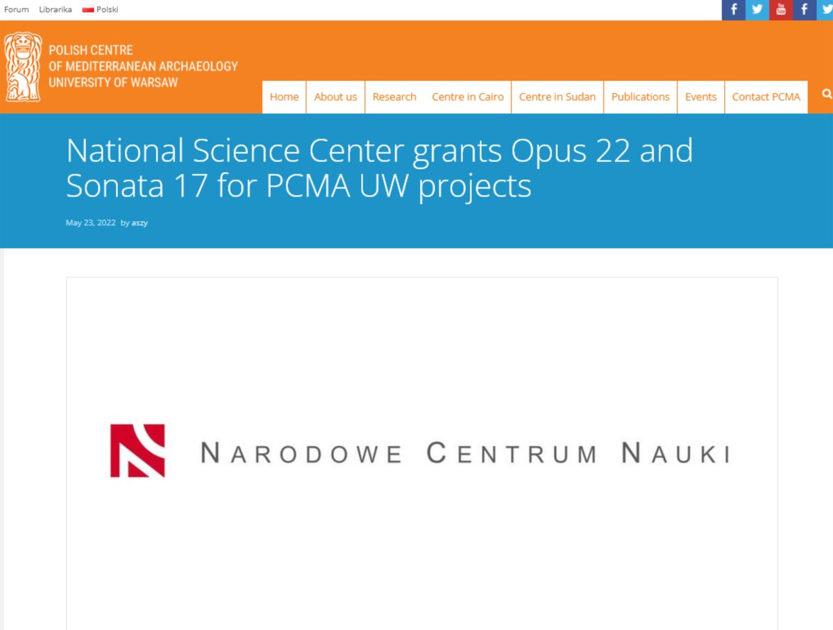 PCMA_UW's tweet photo. 🥳congratulations to four(!) PCMA UW researchers who received @NCN_PL #grants👏🤝
#OPUS22🔸Francisco J. Núñez @PacoNez1🔸Micaela Sinibaldi 
#SONATA17🔸Mariusz Gwiazda🔸@EmiliaSmagur 
#archaeology #Egypt #Lebanon #Transjordan #numismatics #pottery
👉More: https://t.co/J4qWyov6Bn https://t.co/a9qL4WO2eI