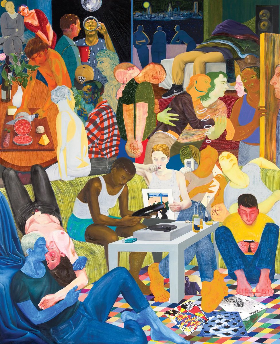 LumireMoodboard's tweet photo. Paintings by Nicole Eisenman https://t.co/8hd8rhwknk