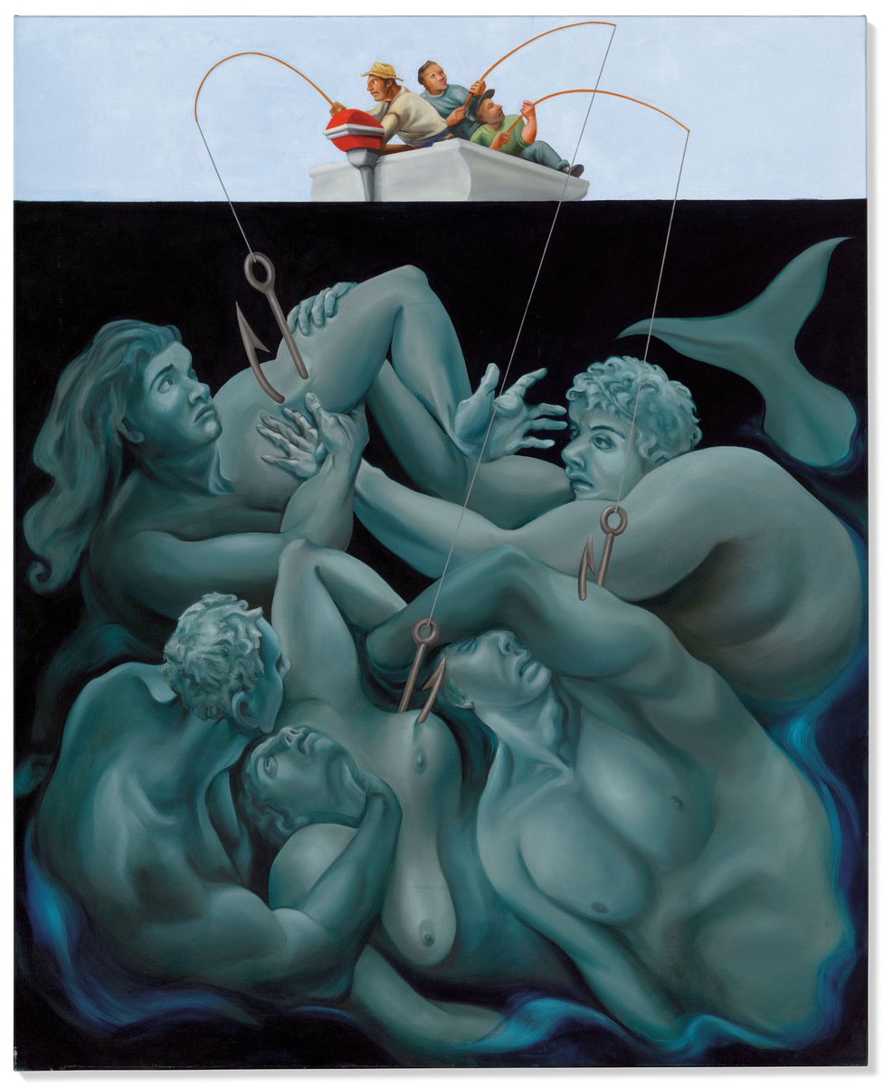 LumireMoodboard's tweet photo. Paintings by Nicole Eisenman https://t.co/8hd8rhwknk