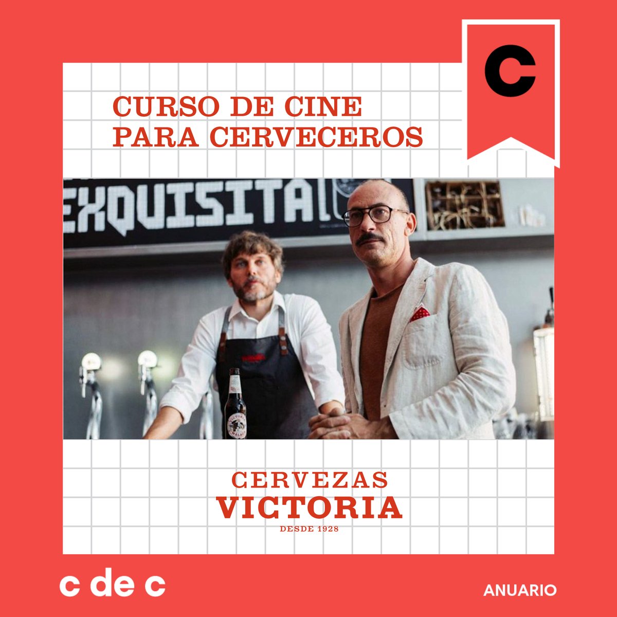 Felices por entrar en el anuario del CdeC 2022 con CURSO DE CINE PARA CERVECEROS de Cervezas Victoria. 🍻🎞️🏆📕
#PremiosNacionalesDeCreatividad #cdec #anuario #CervezasVictoria #FestivaldeMalaga #CursoDeCineParaCerveceros