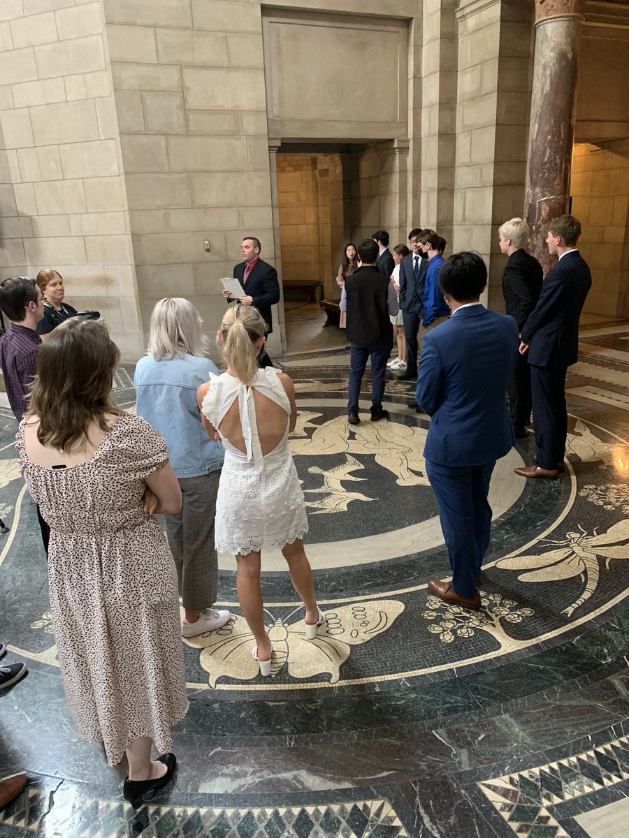 NDE_News's tweet photo. At the Capitol building this morning to honor the students in Nebraska that have received a perfect ACT score. #PerfectACT https://t.co/Q5WehDKW27