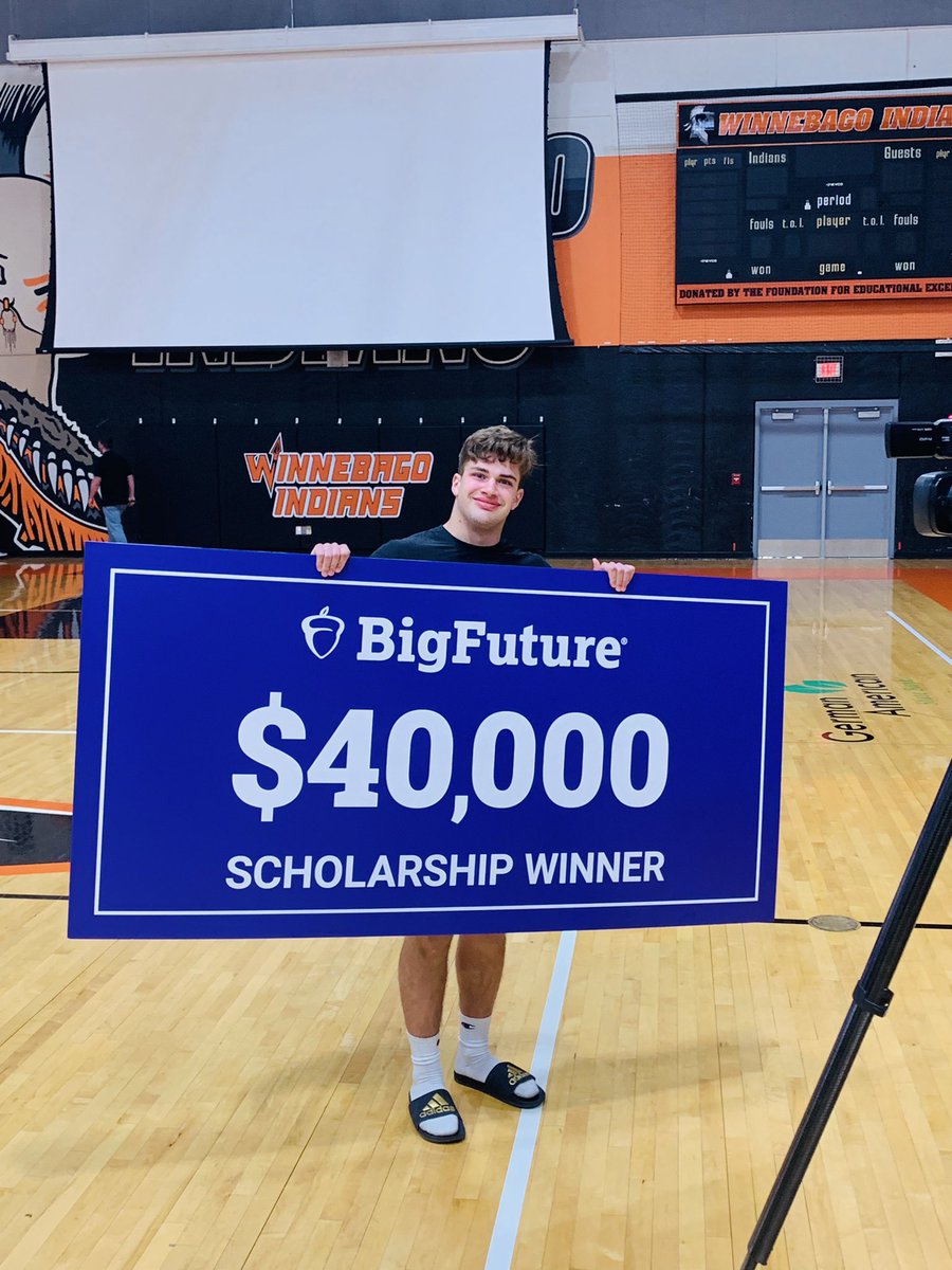 Congratulations to Winnebago Junior Will Speltz, who received a $40,000 scholarship through the <a href="/CollegeBoard/">College Board</a> #BigFuture program! cb.org/bigfuture