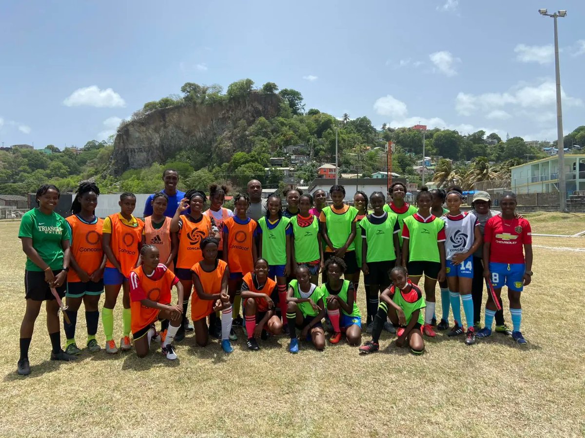 SVGFootball's tweet photo. Another successful turn out at the National Under-15 Scouting Session.
Join us again this Saturday at the Sion Hill Playing Field at 10am!
#femaledevelopment #femalefootball https://t.co/IQ22JOcXvA