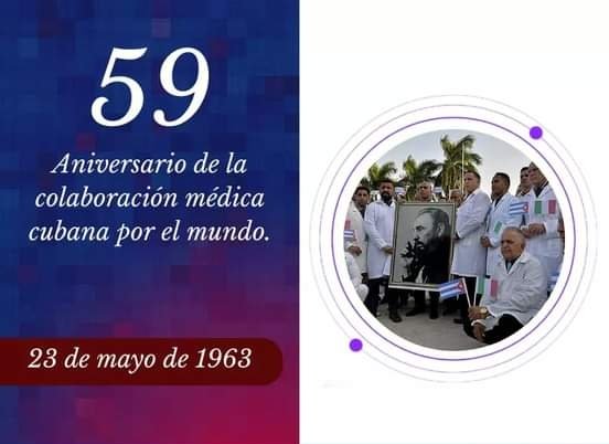 DMSaludMatanzas's tweet photo. #59AniversarioColaboraciónMédica Internacional.
Compartir lo que tenemos, el altruismo y humanismo, junto al ideal martiano y fidelista de que Patria es Humanidad, sintetizan los principios y valores del internacionalismo proletario y la solidaridad.
#VamosConTodo
@WongCorrales https://t.co/As2xUpJtvR