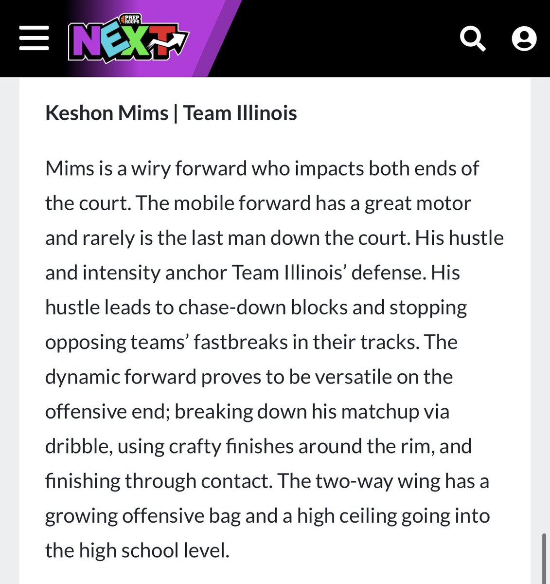 teamillinoisbb's tweet photo. Nice ink on our 2026 G/F @KeshonMims from @CoachRobinsonWI @PrepHoopsNext #NEXTHustleInTheHoosierState. Our program is founded in providing development and exposure with the goal of having our kids earn scholarships.We are thankful for the platform Prep Hoops has provided. #TIFam https://t.co/ep2ooeMdIU