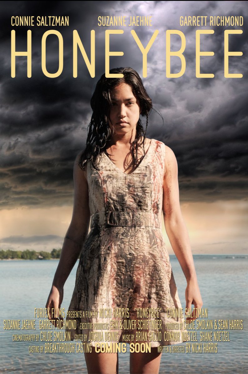 NickiHarrisFilm's tweet photo. You asked what movies I've made you can watch. My 1st movie was Honeybee (2016) low budget horror. I give it a 5, I've gotten better since. Ramona 2019 is a short horror you can find free on Vimeo & won 39 awards my best work to date. May be unseated by Summer of the Wolf (2023) https://t.co/vevGXdauRp
