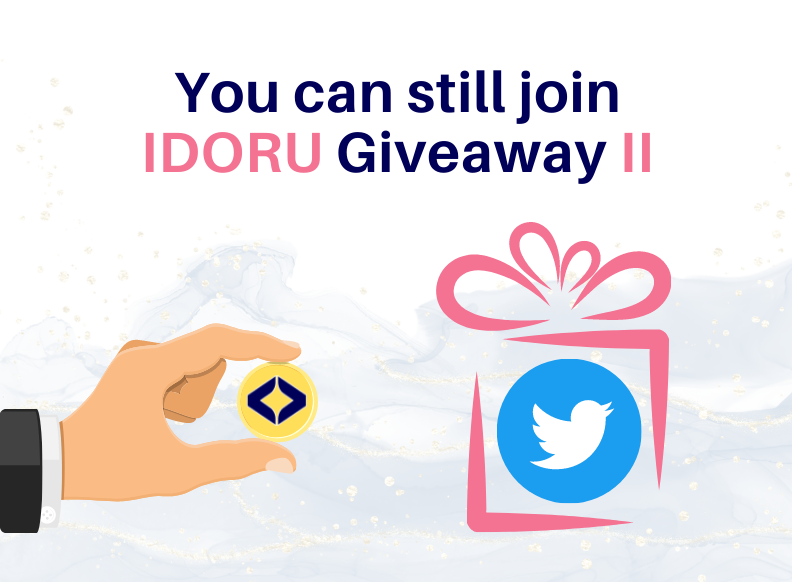 IdoruCapital's tweet photo. Act fast because our new giveaway will end on May 24th, at 11.59 PM CET. Just follow us and retweet this post to participate: https://t.co/sNnGFzCdzM https://t.co/mS8Lt4i5fN