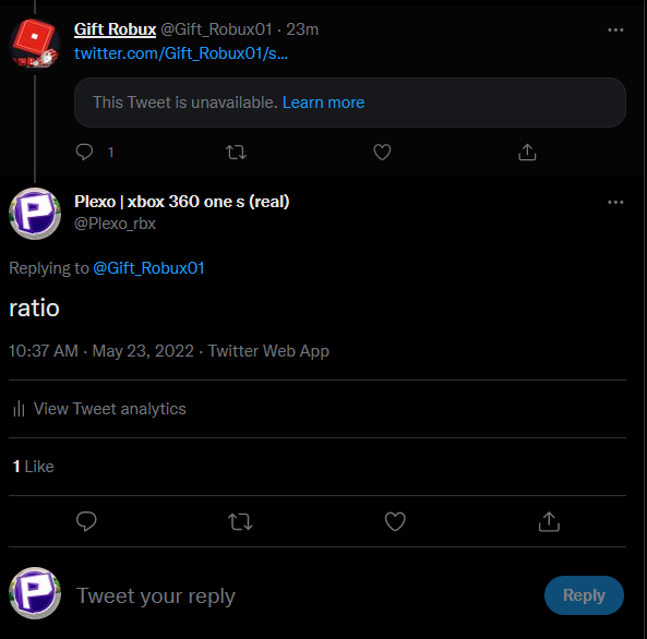 Plexo_rbx's tweet photo. W or L? https://t.co/3u9dR5q5CK
