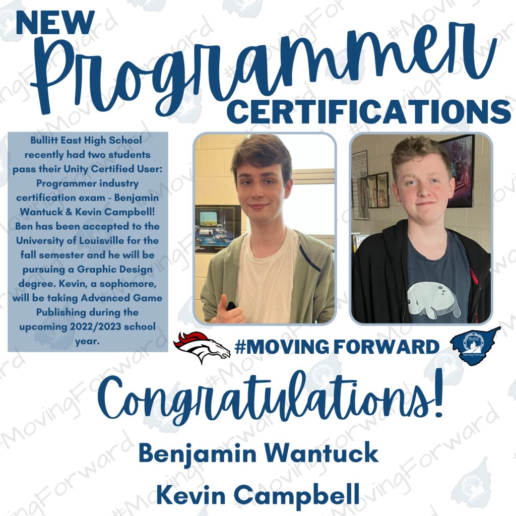 bcpsky's tweet photo. Congratulations, Ben and Kevin, on this great accomplishment! #MovingForward #BCPSMasteryLearner https://t.co/rWHXywwMIO