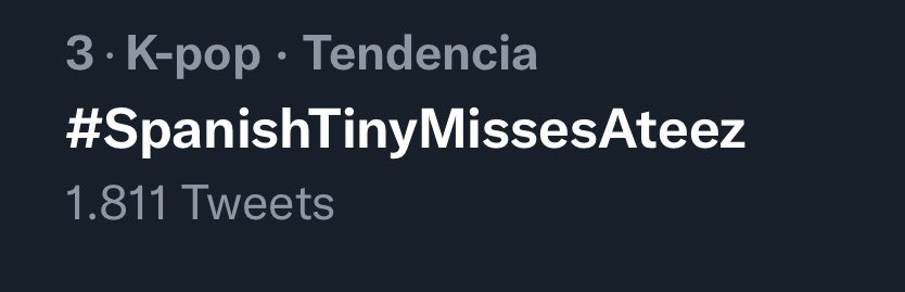 ATINYs_Spain's tweet photo. [📊] Tendencias Twitter España

3. #SpanishTinyMissesATEEZ
5. #GraciasATEEZ
9. #GraciasMADDOX 
10. #SpanishTinyWithMaddox 

🔥🔥🔥

@ATEEZofficial #ATEEZ #에이티즈 @ATEEZofficialJP https://t.co/IB53UYSlLe