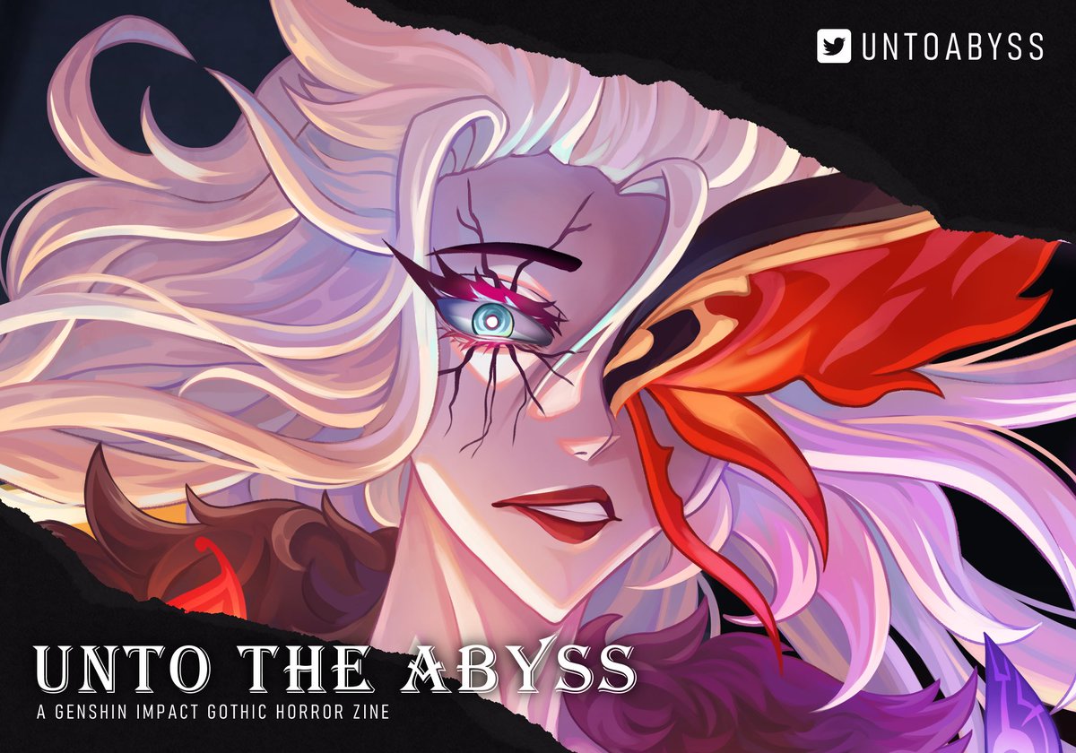 Ale_Sushi's tweet photo. Hi guys! 
That's my preview for the @UntoAbyss, a Genshin Impact Horror Zine! 
If you mind, the preorders are open! 🕸️

Link: https://t.co/6MTTJh68u4 https://t.co/tSV3fUWLI6 https://t.co/voIscbXnEi