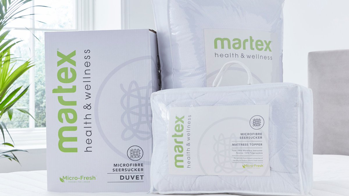 WPHomeUK's tweet photo. Our Martex Health &amp; Wellness range gives you confidence that your family is healthy and happy, day and night, by providing the latest in wellness technologies &amp; solutions. You can now find this brand in a range of online retailers. See the full list here: https://t.co/Ufy29pVxbE https://t.co/Qmt89pXkUO