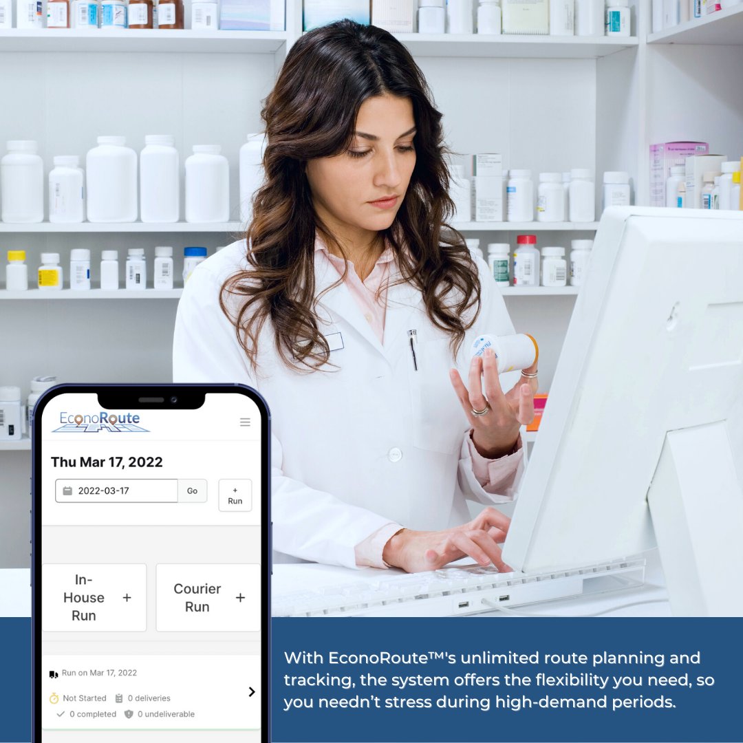 iApotheca's tweet photo. Learn more about how using a prescription delivery software can help grow your #pharmacy from our blog, 'The Top 3 Ways Delivery Software Will Help Grow Your Business'.

Read: https://t.co/1fKp54t7VJ

#prescriptiondelivery #deliverysoftware #econoroute #iapotheca https://t.co/EcY3quCsaQ