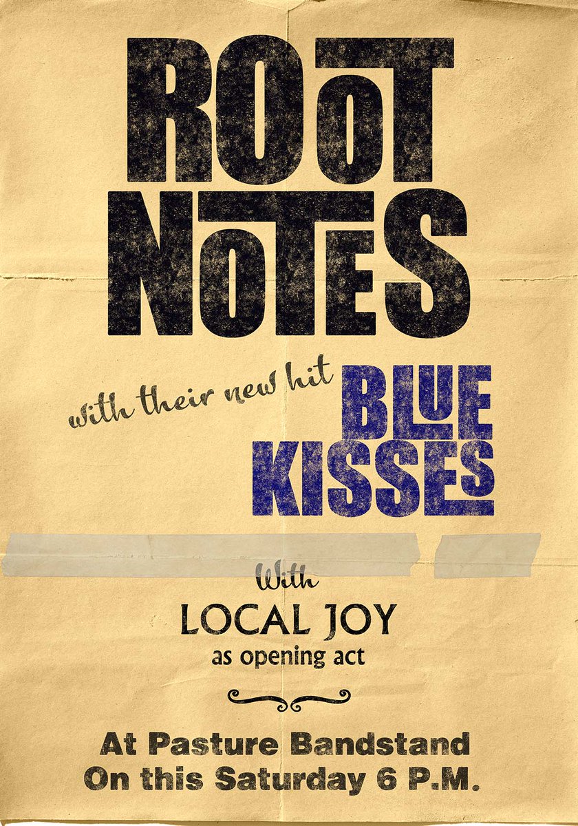 liupek's tweet image. Found this old poster from my archives. It´s a kind miracle to find anything there.
Self made of course.
#rootnotes #poster #localjoy #vintage