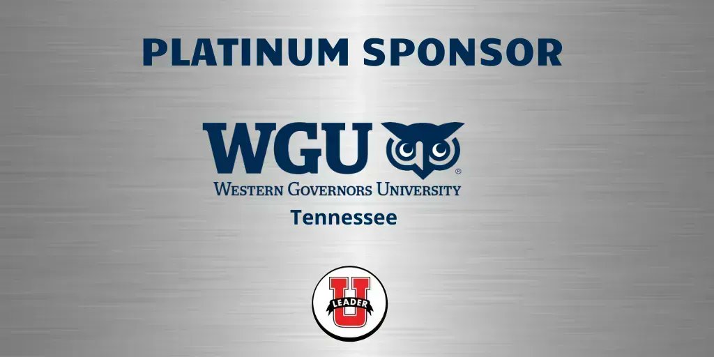 LeaderUtn's tweet photo. Thanks to our Platinum Sponsor, @WGUTennessee for the continued support of #LeaderU2022. Join us on Tuesday, June 7th at MTSU for an exciting day of professional learning for teachers and administrators alike. https://t.co/f5gYIxkUz0 #tnedu #EmbracingTheNewNormal #TASL https://t.co/l5K6NsIqWs