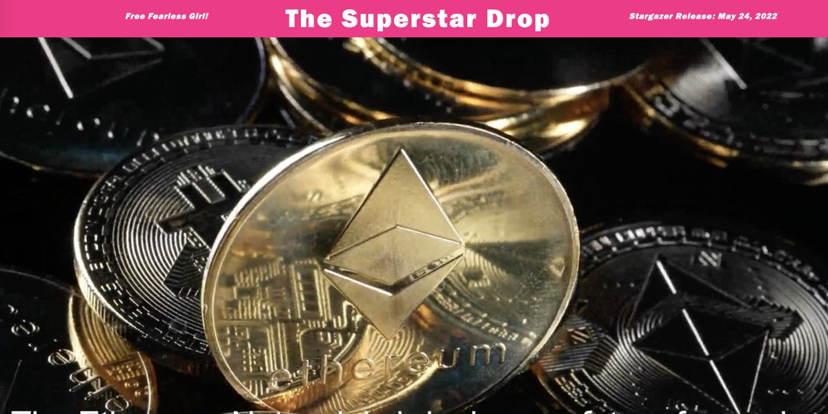 INVEST! FEARLESS GIRL STARGAZER TRADING CARDS RELEASE TOMORROW! INVEST IN EQUALITY AND DIVERSITY! fearlessgirl.us/nft/
#fearlessgirl #empoweringwomen#Cryptoflies #cryptonews #nftnews #nftproject #nftprojects #nftcollection #nftlaunch #nftcollectors #nftcollector  #nftart