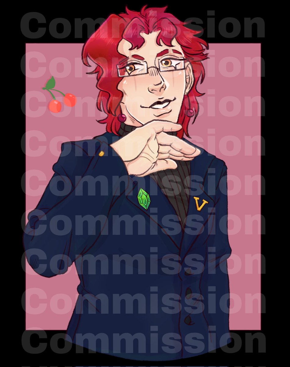 TheStarsAndInk's tweet photo. Another commission for my friend! :D
( This is their design for an au )

#JoJosBizarreAdventure #Jjba #JjbaDiu #DiamondIsUnbreakable #Diu #JjbaSdc #StardustCrusaders #Kakyoin #NoriyakiKakyoin https://t.co/5LnbxVLie6